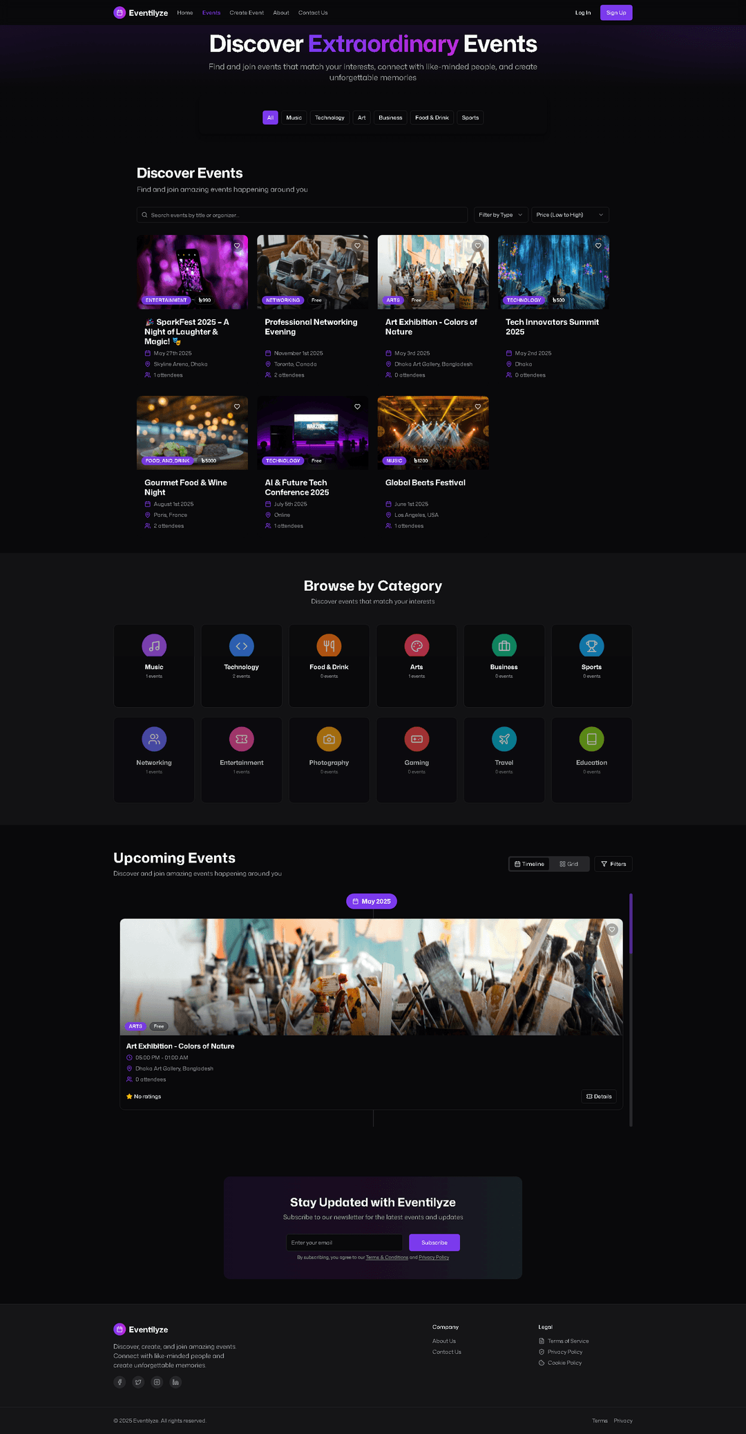 Eventlyze – Your Non-Stop Event Planning Platform
